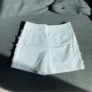 Club Monaco white shorts NWOT